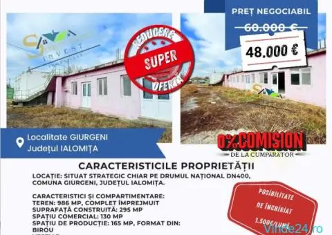 Spațiu comercial și de producție de vânzare – Giurgeni, jud. Ialomița - 6/7