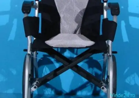 Scaun cu rotile din aluminiu Karma / latime sezut 38 cm - 2/8