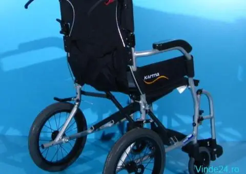 Scaun cu rotile din aluminiu Karma / latime sezut 38 cm - 6/8