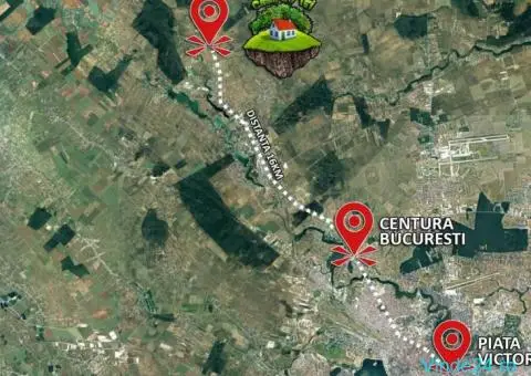 Teren in cartier locuit, 16 km de Bucuresti, acces la sosea DN1A - 2/7