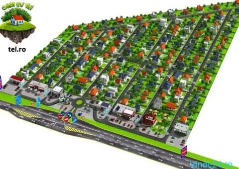 Teren in cartier locuit, 16 km de Bucuresti, acces la sosea DN1A - 5/7