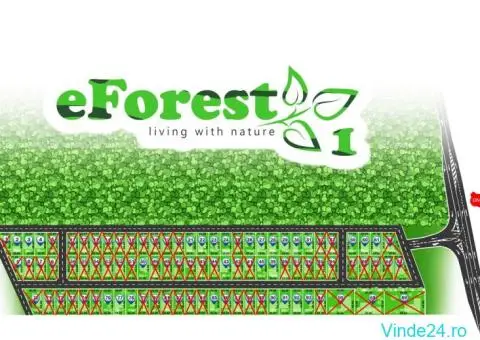 Teren cu deschidere la padure si acces sosea DN1A in cartier nou - 1/8