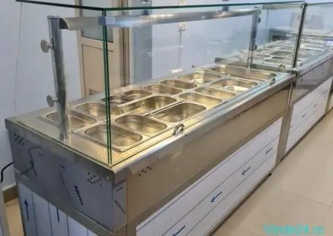 Horeca Bucuresti LINII Autoservire Vitrine CALDE si Vitrine RECI - 4/8