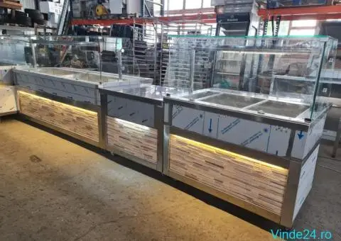Horeca Bucuresti LINII Autoservire Vitrine CALDE si Vitrine RECI - 5/8