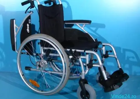 Scaun cu rotile din aluminiu Drive / latime sezut 45 cm - 3/7