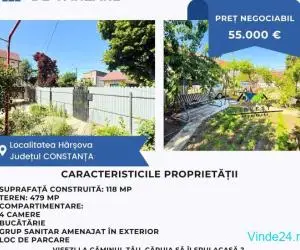 Casă tradițională din chirpici – Hârșova, zonă accesibilă