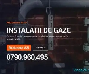 Instalatii Gaze Bucuresti. Firma autorizata ANRE