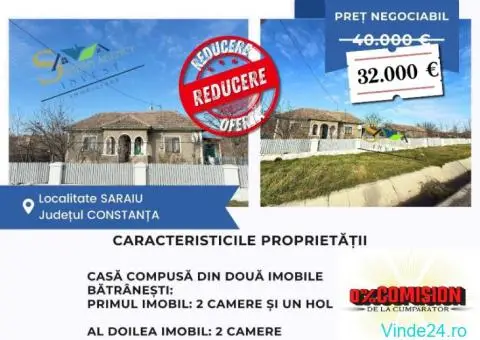 Casă bătrânească de vânzare în Saraiu, jud. Constanța - 3/3