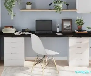 Blat de masă maro 220x40x(2-6) cm, lemn masiv stejar tratat