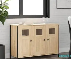 Servantă, stejar sonoma, 100x35x70 cm, lemn prelucrat