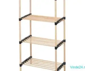 Storage solutions Suport pantofi cu 4 rafturi, 49x28x92,5 cm, lemn