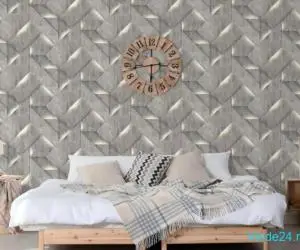 DUTCH WALLCOVERINGS Tapet Onyx, gri închis