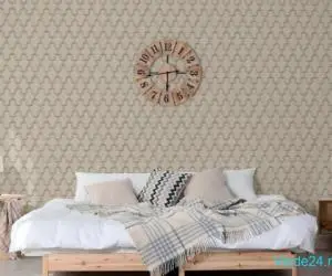 DUTCH WALLCOVERINGS Tapet „Geometric”, auriu și verde