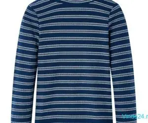 Tricou cu mâneci lungi pentru copii, bleumarin, 104