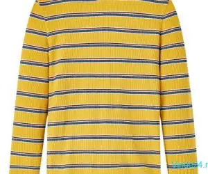 Tricou pentru copii cu mâneci lungi, ocru, 104