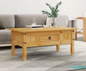 Măsuță de cafea stil Corona din pin mexican 100 x 55 x 44 cm