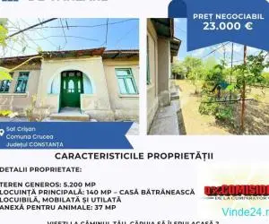 CASĂ TRADIȚIONALĂ DIN CHIRPICI – SAT CRIȘAN, COMUNA CRUCEA