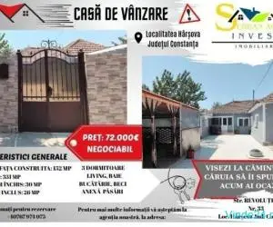 Casă de vânzare în Hârșova – Confort și liniște la un preț excelent!