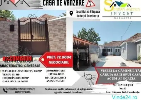 Casă de vânzare în Hârșova – Confort și liniște la un preț excelent! - 1/7