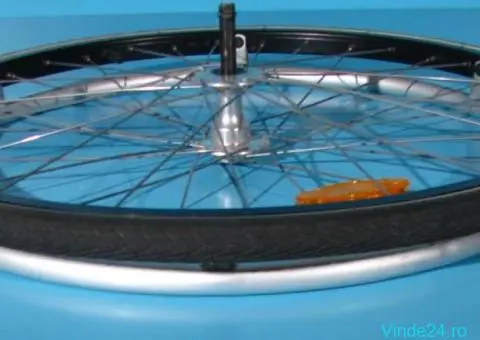 Roata cu cauciuc si camera 24x1 - 3/6