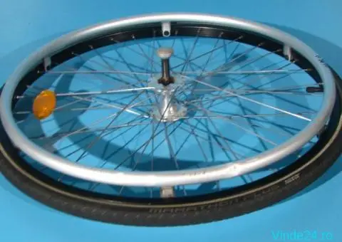 Roata cu cauciuc si camera 24x1 - 4/6