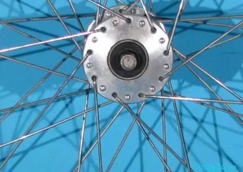 Roata cu cauciuc si camera 24x1 - 6/6