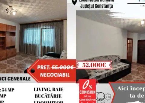 Apartament de vânzare în Hârșova – Mutare imediată, acte la zi! - 1/5