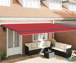 Obraz retractabil automat roșu 500 x 350 cm