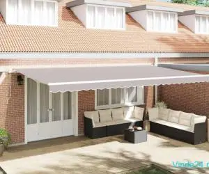Marchiză gri deschis Gri deschis. 600 × 350 cm Gri deschis