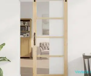 Ușa glisantă cu set de accesorii 'ORKDAL'86x211 cm