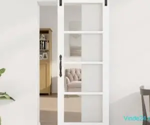 Ușă glisantă cu set de accesorii 'ORKDAL'Alb 73.5x198.5 cm