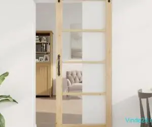 Ușă glisantă cu set de accesorii 'ORKDAL'83x211 cm
