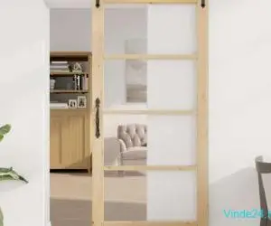 Ușă glisantă cu set de accesorii 'ORKDAL'93x202 cm