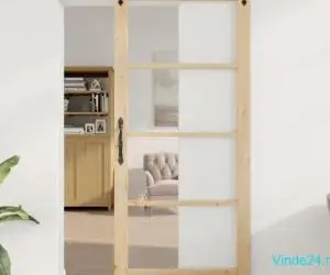Ușa glisantă cu set de accesorii 'ORKDAL'93x211 cm