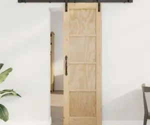 Ușă glisantă vidaXL cu Set de accesorii 61x198.5 cm Lemn masiv de pin