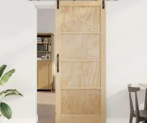 Ușă Glisantă vidaXL cu Set de Hardware 86x211 cm Lemn Solid