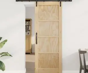 vidaXL Ușă glisantă cu accesorii 'ORKDAL'din lemn masiv de pin
