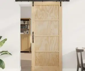 vidaXL Ușa glisantă cu hardware 'ORKDAL'din lemn de pin