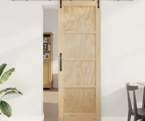 vidaXL Ușa glisantă cu set de accesorii 'ORKDAL'din lemn masiv de pin