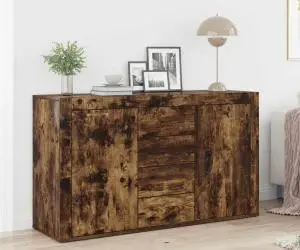 vidaXL Bufet Stejar afumat Lemn prelucrat 120 x 36 x 69 cm Bufet
