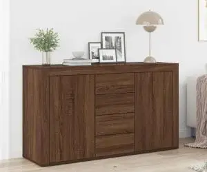 Bufet vidaXL Stejar maro Lemn prelucrat 120 x 36 x 69 cm Bufet