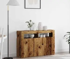 vidaXL Bufet Lemn Vechi Lemn Ingineresc 116 x 30 x 75 cm Bufet