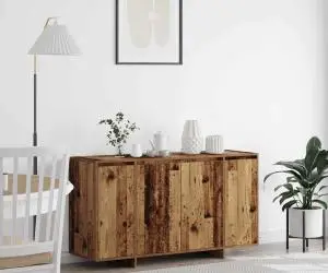 vidaXL Bufet din Lemn Vechi Lemn vechi Lemn masiv recuperat