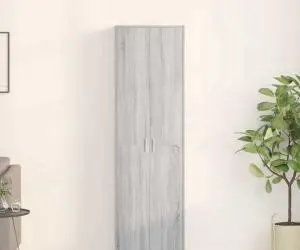 vidaXL Dulap Gri Sonoma 55x25x189 cm din lemn prelucrat