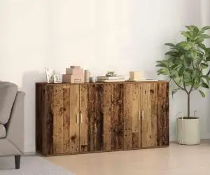 vidaXL Dulapuri 2 buc Vechi 79x38x80 cm Lemn prelucrat