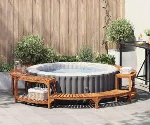 vidaXL Împrejmuiri pentru Cada Fierbinte Maro Ø275 cm
