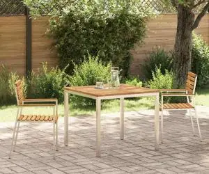 vidaXL Set de dining pentru grădină 3 pcs