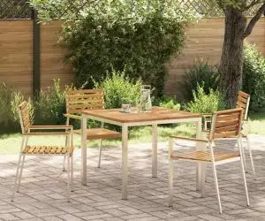 vidaXL Set de mese pentru grădină 5 pcs