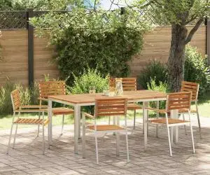 vidaXL Set Dining Grădină 7 pcs
