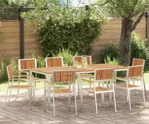 Set de 8 scaune stivuibile vidaXL 54.5x56x87 cm Lemn de acacia